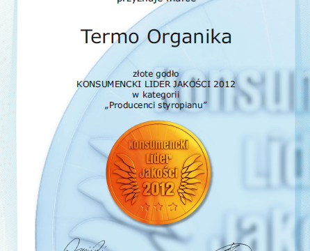 Złote_Godło,Konsuencki_Lider_Jakości_2012