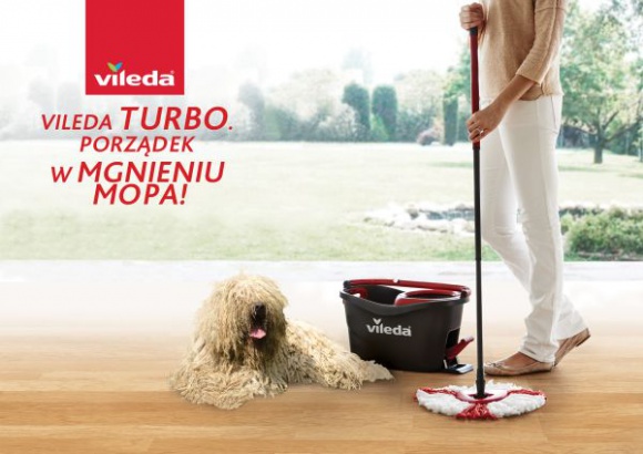 Porządek w mgnieniu mopa! Dom, LIFESTYLE - Marka Vileda ruszyła z promocją ulepszonego mopa Easy Wring & Clean TURBO!