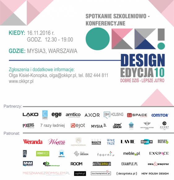 Jubileuszowe spotkanie OKK! design Dom, LIFESTYLE - Kolejne spotkanie OKK! design