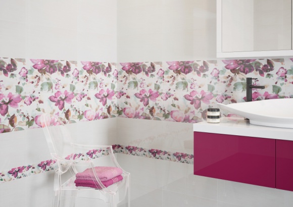 Ceramica Marconi - Fuksjowe marzenie o relaksie Dom, LIFESTYLE - Finezyjne ujęcie nowoczesnego designu. Tak w jednym zdaniu można opisać kolekcję River z asortymentu Ceramica Marconi. Zamień swoją łazienkę na niepowtarzalny pokój kąpielowy. Płytki z serii River to szeroki wybór umożliwiający zestawienia idealnie dopasowane do Twoich potrzeb.