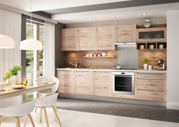 Modna kuchnia: rodzinnie i zgodnie z naturą Dom, LIFESTYLE - Kolory w naszych wnętrzach w nadchodzącym sezonie mają odzwierciedlić styl życia, w którym według ekspertów najważniejsza będzie rodzina i przynależność do natury. To doskonała okazja, aby „zaprosić do kuchni” piękne dekory drewniane.