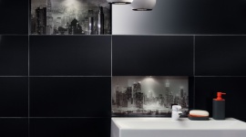 Łazienka z pazurem – kolekcja Vampa od Ceramiki Tubądzin Dom, LIFESTYLE - Efektowny duet „black&white” już dawno zawładnął branżą wnętrzarską. To wyraziste zestawienie pasuje do każdego pomieszczenia. Idealnie sprawdzi się zwłaszcza w łazience. Możliwość ekstrawaganckiej aranżacji gwarantuje kolekcja Vampa od Grupy Tubądzin.