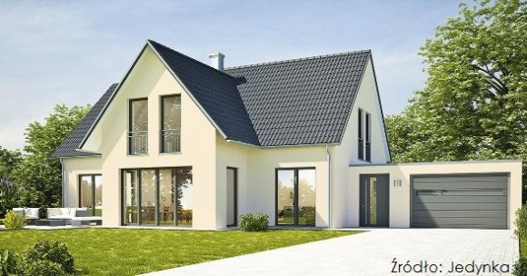 Stylowa fasada domu w kolorach Jedynki Dom, LIFESTYLE - Dom powinien wyglądać stylowo nie tylko w środku, ale też na zewnątrz. Warto więc zadbać o estetyczną i oryginalną elewację, by na co dzień przyciągała zachwycone spojrzenia przechodniów.