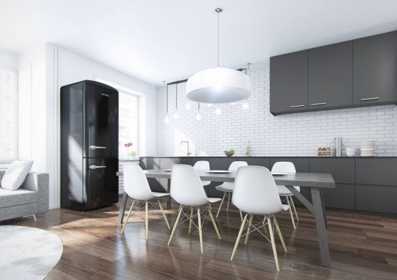 Kuchnia na wymiar, za mniejsze pieniądze Dom, LIFESTYLE - Blaty laminowane zamiast drewnianych, płytki ceramiczne zamiast parkietu, czy umieszczenie płytek na ścianach wyłącznie nad blatami kuchennymi. Między innymi takie sposoby pozwalają na zaoszczędzenie sporej ilości pieniędzy podczas urządzania kuchni. Warto poznać ich więcej.