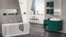 Morska zieleń w łazienkach od Villeroy & Boch: banał staje się awangardą