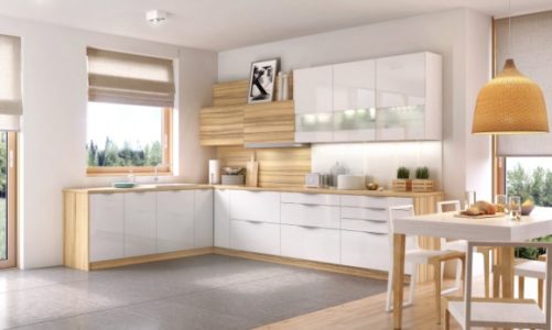 Biel wciąż zachwyca w aranżacjach kuchennych