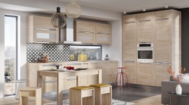 Kuchnia z drewnianym posmakiem