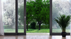 Taras w salonie, a salon na tarasie Dom, LIFESTYLE - Granica między tarasem a salonem to już przeszłość. Teraz te dwa światy mogą z sobą współgrać. Wszystko za sprawą nowoczesnych drzwi przesuwnych T-Slide od firmy Budvar Centrum.