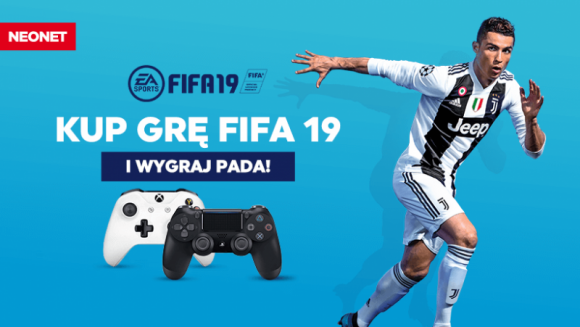 Kup grę FIFA 19 i wygraj pada! Dom, LIFESTYLE - Sieć sklepów NEONET wystartowała właśnie z ogólnopolską akcją promocyjną gry FIFA 19.