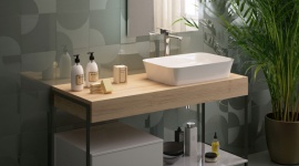 Meble łazienkowe Adapto Dom, LIFESTYLE - Meble łazienkowe Adapto oferują swobodę aranżacji przestrzeni łazienki. Modułowa forma pozwala dowolnie rozstawiać i komponować poszczególne szafki.