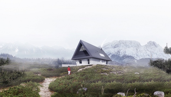 Dom z prywatnym Giewontem Dom, LIFESTYLE - Koncepcja prezentowanego domu opiera się na silnej zależności pomiędzy budynkiem, a otaczającą go przyrodą. Projekt bryły, usytuowanej na widokowej działce w Kościelisku, powierzono interdyscyplinarnej pracowni BXBstudio.