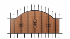 Płot z innowacyjnego technorattanu