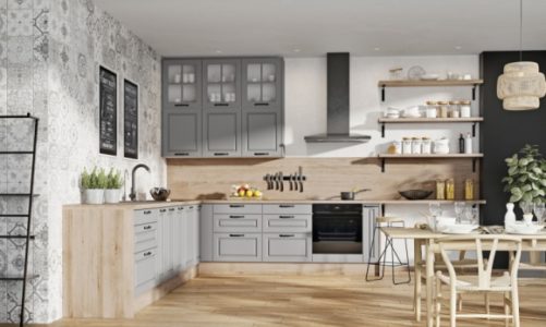 W modnej kuchni nie może zabraknąć otwartych półek!