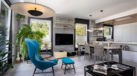 Z widokiem na park Dom, LIFESTYLE - Najnowsza realizacja Mikołajska Studio to zdecydowane przeciwieństwo architektonicznego efekciarstwa. W krakowskim apartamencie panuje ciepła, bezpretensjonalna atmosfera, będąca efektem doskonałego wyczucia przez architektki osobowości właścicielki.