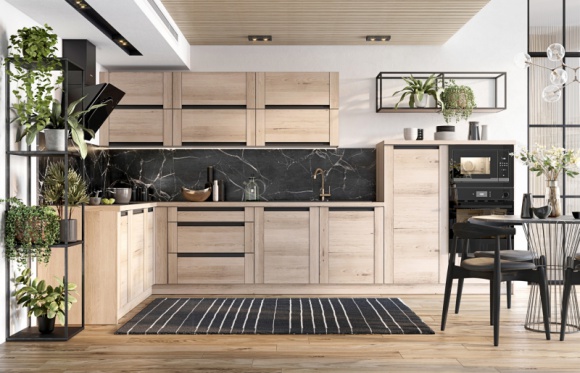 Urok drewna ożywiony metalem Dom, LIFESTYLE - Subtelne dekory drewna doskonale komponują się z awangardowymi detalami, dzięki którym zabudowa meblowa nabiera nowoczesnego charteru, nie tracąc przy tym ponadczasowego piękna. Eleganckie drewno i surowy metal to atrakcyjne połączenie, które będzie widoczne w tym sezonie.