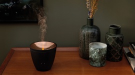 Zoe – witaj w rodzinie Stadler Form! Dom, LIFESTYLE - Niezwykły aromatyzer z bursztynowym światłem.