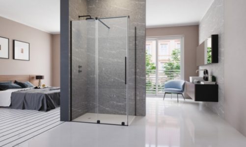 Kabina prysznicowa z drzwiami przesuwnymi