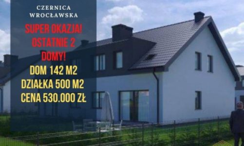 Dom w Czernicy Wrocławskiej – idealne miejsce do życia