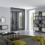 Regał inspirowany Mondrianim