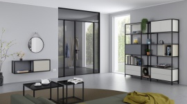 Dom, - Jeden regał, a wiele możliwości. Nowość marki Raumplus daje się dowolnie konfigurować. Creo sprawdzi się w każdej przestrzeni mieszkania, ale także w biurze.