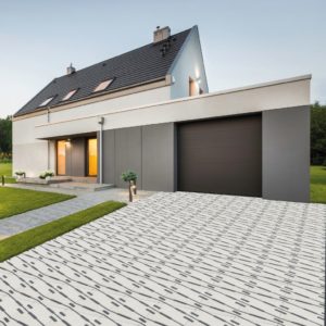 External view of stylish house Modnie czy ekologicznie? Rozwiązania na podjazd