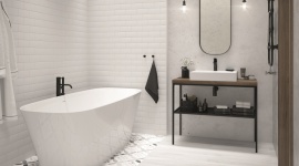 Łazienka w stylu nowojorskim od SANPLAST SA