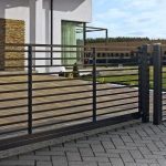 Delikany mocarz – Nowoczesne Ogrodzenie Frontowe Turkus