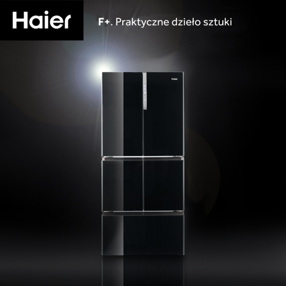 Lodówka Haier z serii F+ HFF-750CGBJ – praktyczne dzieło sztuki Dom, LIFESTYLE - Każde dzieło sztuki charakteryzuje się wysokimi walorami estetycznymi, które przyciągają wzrok, wyróżniają się pięknem i pobudzają nasze emocje. Nie inaczej jest z designerską lodówką marki Haier z serii F+ HFF-750CGBJ, która sprawia, że nasza kuchnia staje się wyjątkowa.