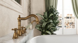 Dostojny vintage, odpowiedzialny wybór – kolekcja baterii Lacrima marki FDESIGN Dom, LIFESTYLE - Szlachetna dekoracyjność w duchu vintage plus nowy nurt proekologiczny – tak powstała Lacrima, czyli bogata kolekcja armatury łazienkowej i kuchennej marki FDESIGN.