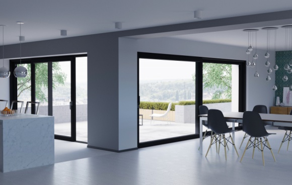 Duże przeszklenie, lekka obsługa – jak dobrać efektowne drzwi tarasowe Dom, LIFESTYLE - Jeśli interesują nas spektakularne przeszklenia, łączące harmonijnie otoczenie z wnętrzem, warto postawić na drzwi podnoszono-przesuwne, które przy okazji zagwarantują domownikom łatwą obsługę i komfort użytkowania.