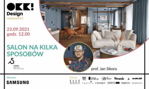 Salon – jedno pomieszczenie, wiele funkcji. Bezpłatny webinar OKK! design