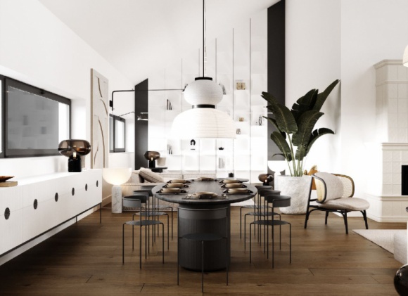  Dom, LIFESTYLE - Znakomita współczesna architektura, malownicze sosny wokół. Przestronne, zalane naturalnym światłem wnętrza, świetny design oraz harmonia i konsekwencja właściwa tylko najlepszym realizacjom. Zapraszamy do wyjątkowego domu projektu pracowni Tilla Architects.