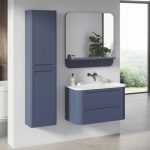 Ryflowane meble do łazienki Gloria 2.0. To projekt Grynasz Studio dla marki Devo